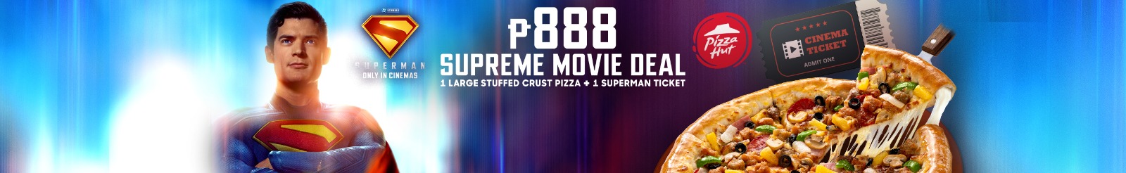 Pizza Hut x Superman